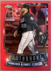 Francisco Alvarez [Red] #YQ-17 Baseball Cards 2023 Topps Chrome Youthquake Prices