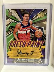 Johnny Davis [Ruby] #FP-JDW Basketball Cards 2022 Panini Court Kings Fresh Paint Autographs Prices