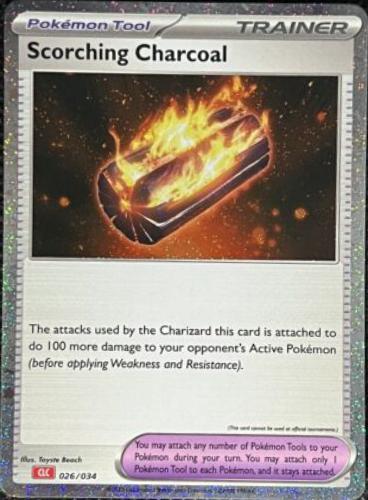 Scorching Charcoal #26 Pokemon TCG Classic: Charizard Deck