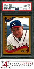 Bobby Cox [Home Team Advantage] #285 Baseball Cards 2002 Topps Prices