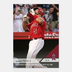 Albert Pujols #501 Baseball Cards 2018 Topps Now Prices