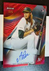A.J. Puk [Red Wave Refractor] #FA-AP Baseball Cards 2020 Topps Finest Autographs Prices