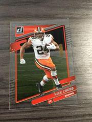 Nick Chubb #12 Football Cards 2021 Panini Clearly Donruss Prices