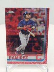 Jose Ramirez [Red Wave Refractor] #127 Baseball Cards 2019 Topps Chrome Prices