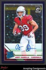 Andy Isabella [Purple Stars] #176 Football Cards 2019 Donruss Optic Rated Rookie Autographs Prices