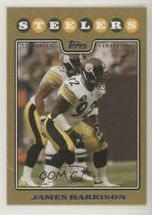 James Harrison [Gold] Football Cards 2008 Topps Prices