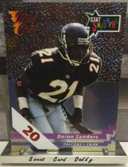 Deion Sanders [20 Stripe] Football Cards 1992 Wild Card Stat Smashers Prices