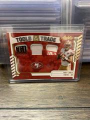 Trey Lance [Material Autograph] #TTT-7 Football Cards 2022 Panini Absolute Tools of the Trade Triple Prices