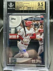 Shohei Ohtani [Autograph] #SS-2 Baseball Cards 2022 Topps Significant Statistics Prices