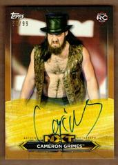 Cameron Grimes [Bronze] Wrestling Cards 2020 Topps WWE NXT Roster Autographs Prices