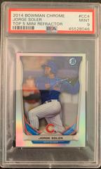 Jorge Soler #CC4 Baseball Cards 2014 Bowman Chrome Top 5 Mini Refractor Prices