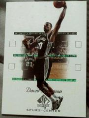 David Robinson #77 Basketball Cards 2001 SP Authentic Prices