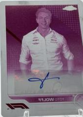 Toto Wolff #CAC-TW Racing Cards 2022 Topps Chrome Formula 1 Autographs Prices