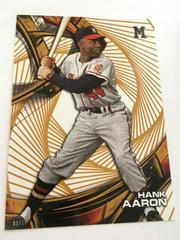 Hank Aaron [5X7 Gold] Baseball Cards 2016 Topps High Tek Prices