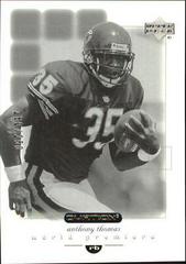 Anthony Thomas [Black & White Rookies] Football Cards 2001 Upper Deck Ovation Prices