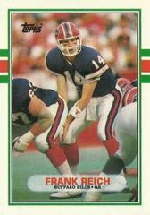 Frank Reich Football Cards 1989 Topps Traded Prices