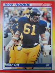 Mike Fox #644 Football Cards 1990 Panini Score Prices