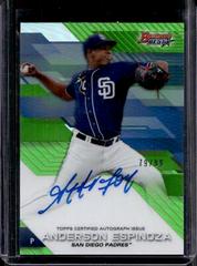 Anderson Espinoza [Green Refractor] #B17-AE Baseball Cards 2017 Bowman's Best of Autograph Prices