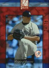 Roger Clemens [Status] #4 Baseball Cards 2002 Donruss Elite Prices