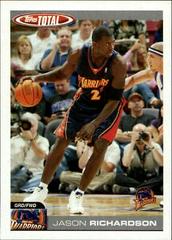 Jason Richardson Basketball Cards 2004 Topps Total Prices