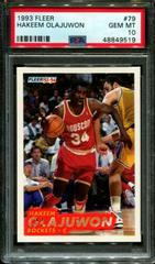 Hakeem Olajuwon #79 Basketball Cards 1993 Fleer Prices