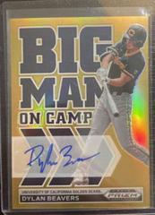Dylan Beavers [Autograph Gold] Baseball Cards 2022 Panini Prizm Draft Picks Big Man on Campus Prices