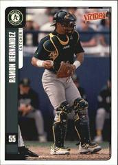 Ramon Hernandez #21 Baseball Cards 2001 Upper Deck Victory Prices