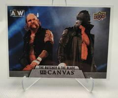 The Butcher, The Blade Wrestling Cards 2021 Upper Deck AEW Canvas Prices