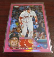 Triston Casas [Pink] Baseball Cards 2023 Topps Chrome Prices