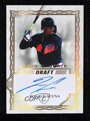 Ronald Acuna [Gold Spectrum] #BA-RA1 Baseball Cards 2020 Leaf Ultimate Autographs Prices
