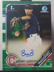 Brayan Rocchio [Green Refractor] Baseball Cards 2019 Bowman Chrome Prospects Autographs Prices