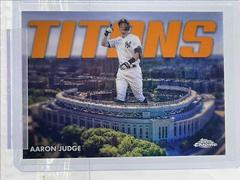 Aaron Judge [Orange] #CT-11 Baseball Cards 2023 Topps Chrome Titans Prices