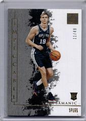 Luka Samanic [Gold] #1 Basketball Cards 2019 Panini Impeccable Prices