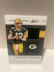 Aaron Rodgers Football Cards 2020 Panini Absolute Heroes Memorabilia Prices