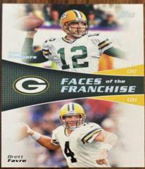 Aaron Rodgers, Brett Favre #FF-RF Football Cards 2011 Topps Faces of the Franchise Prices