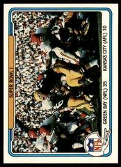 Super Bowl I [Green Bay vs. Kansas City] #57 Football Cards 1982 Fleer Team Action Prices