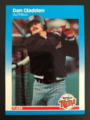 Dan Gladden Baseball Cards 1987 Fleer Update Glossy Prices