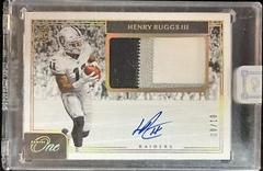Henry Ruggs III [Patch Autograph Gold] #6 Football Cards 2020 Panini One Prices