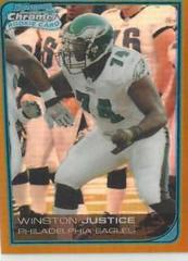 Winston Justice [Gold Refractor] #3 Football Cards 2006 Bowman Chrome Prices