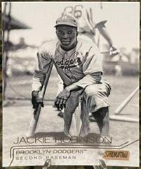 Jackie Robinson [Black Foil] Baseball Cards 2015 Stadium Club Prices