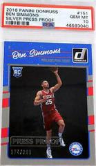 Ben Simmons [Silver Press Proof] Basketball Cards 2016 Panini Donruss Prices
