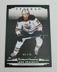 Leon Draisaitl [Black] #205 Hockey Cards 2022 Parkhurst Champions Prices