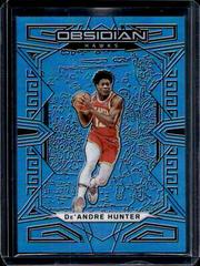 De'Andre Hunter [Blue Flood] #2 Basketball Cards 2022 Panini Obsidian Prices