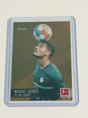 Maxence Lacroix [Gold Refractor] #100 Soccer Cards 2021 Stadium Club Chrome Bundesliga Prices