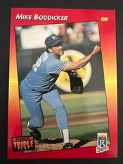 Mike Boddicker #12 Baseball Cards 1992 Panini Donruss Triple Play Prices