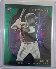 Seiya Suzuki [Green] #4 Baseball Cards 2022 Panini Chronicles Titan Prices
