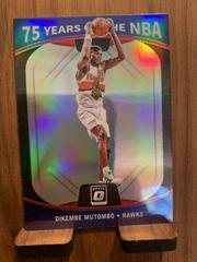 Dikembe Mutombo #45 Basketball Cards 2021 Panini Donruss Optic 75 Years of the NBA Prices