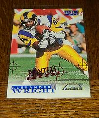 Alexander Wright [Printer's Proof] #165 Football Cards 1996 Pro Line Prices