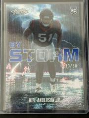 Will Anderson Jr. [Spectrum Blue] #BST-3 Football Cards 2023 Panini Absolute By Storm Prices