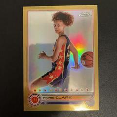 Paris Clark [Gold] #74 Basketball Cards 2022 Topps Chrome McDonald's All-American Prices